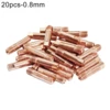 20Pcs 15AK Copper Wire Welding Nozzle 0.8/1/1.2mm Conductive Tip Gas Diffuser Connector Holder Welding Torch Machine Accessory ► Photo 2/6