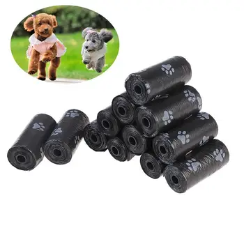 

24 Roll Pet Claw Printed Bags Thicken Disposable Clean Garbage Bags Pet Poop Holder for Indoor Outdoor Camping Hiking