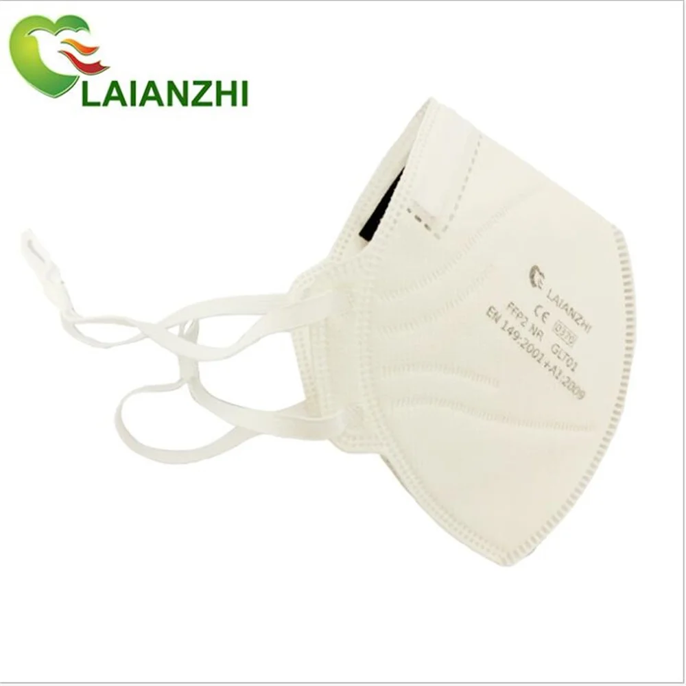 LAIANZHI-mascarilla de seguridad FFP2 GLT01, máscara filtro facial, respirador reutilizable, a prueba de polvo, 5/10 Uds.