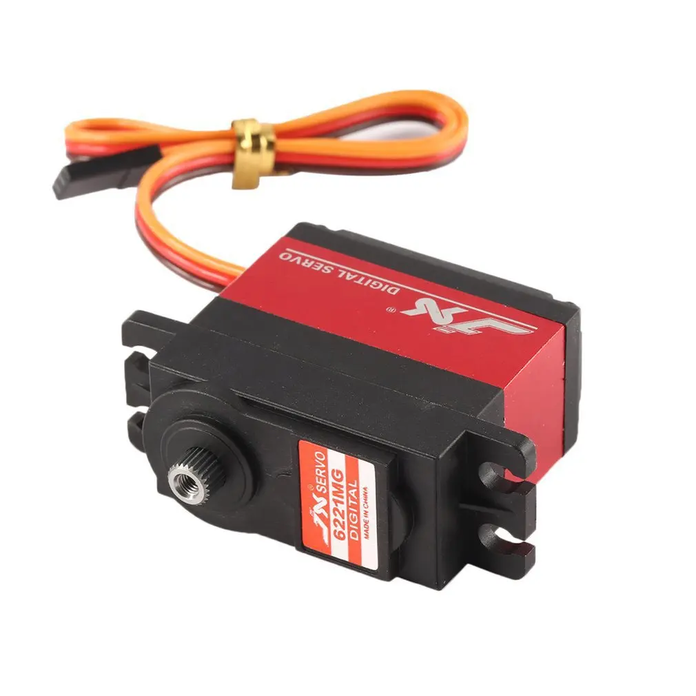 

4 PCS JX PDI-6221MG Metal Gear 4.8V-6V 0.16sec/60' Digital Servo Torque Aluminums Case for 1/10 1/8 RC Car/HHK RC Airplane Model