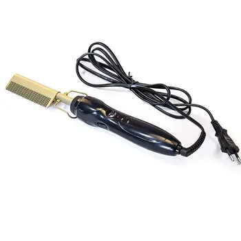 

Electric Hair Straightener Titanium Alloy Quick Beard Comb Curler Styling Tool Hair Brush Beard Straightener Hairbrush