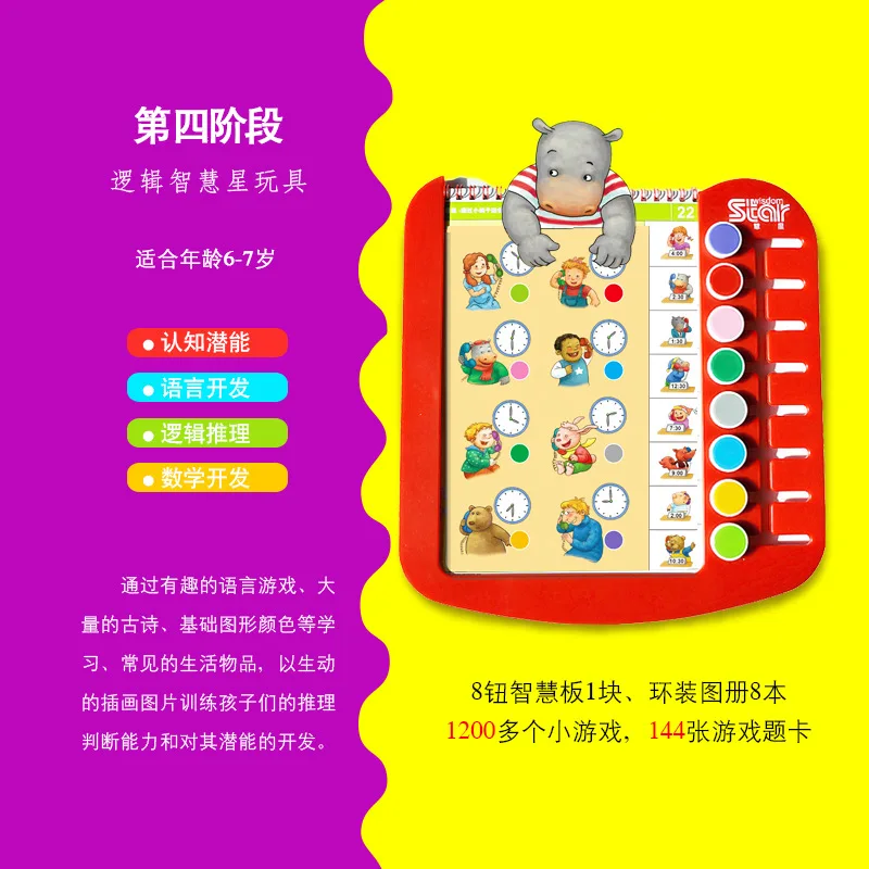 

Logic Wisdom Star Fourth Stage Children Thinking Training Baby Whole Brain Educational Toy Educational ENLIGHTEN