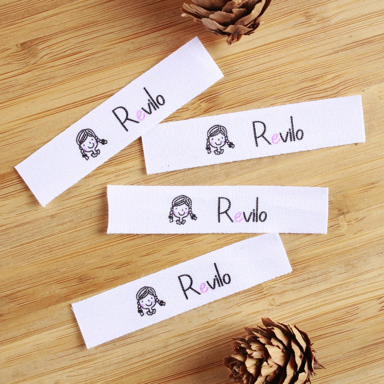 Пользовательские персонализированные этикетки швейные вязальные тканевые