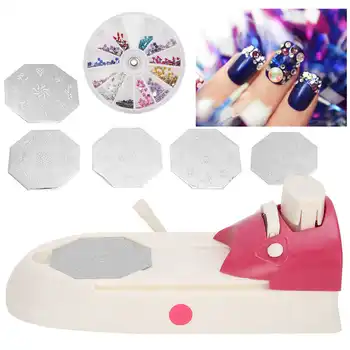 

Nail Art Printer Nail Art Pattern Stamp Manicure Machine Stamper Set Tool DIY Pattern Printing Stamp Kit Set Nails Accessories