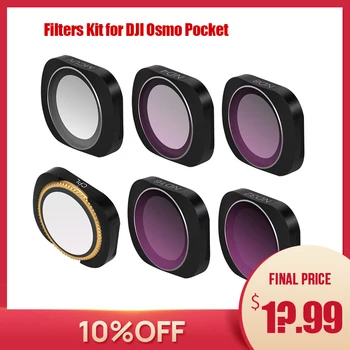 

osmo pocket filters osmo pocket accessories dji osmo pocket filter ND CPL filters kit for dji pocket ND PL ND4 8 16 32 UV
