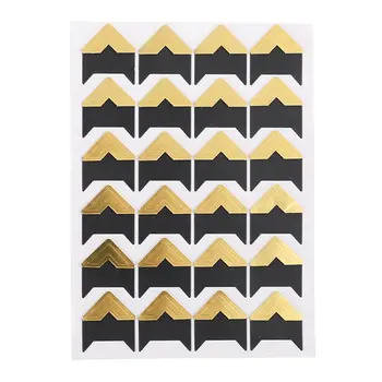 

10 Sheets Photo Corners Self Adhesive Stickers, Photo Mounting Paper Corner Stickers for DIY Scrapbook Albums