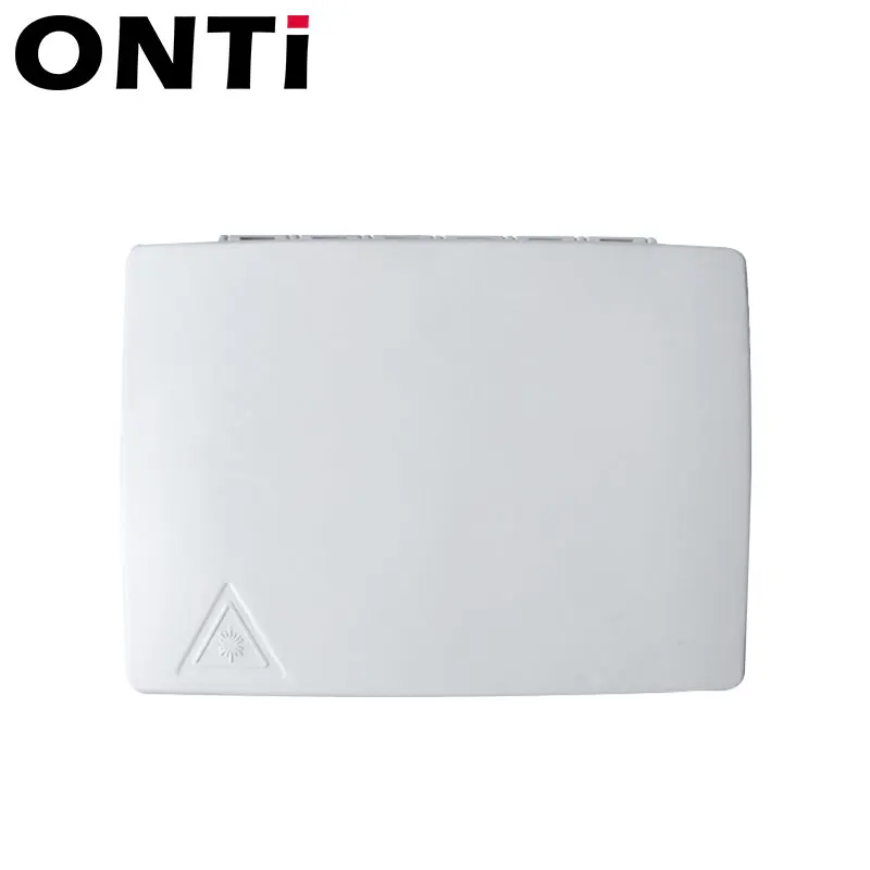 ONTi 10pcs / lot Fiber Optical Terminal Junction Box,4-Port Fiber Panel Box Desktop Place SC FC LC Adapters for FTTH,FTTO,FTTD