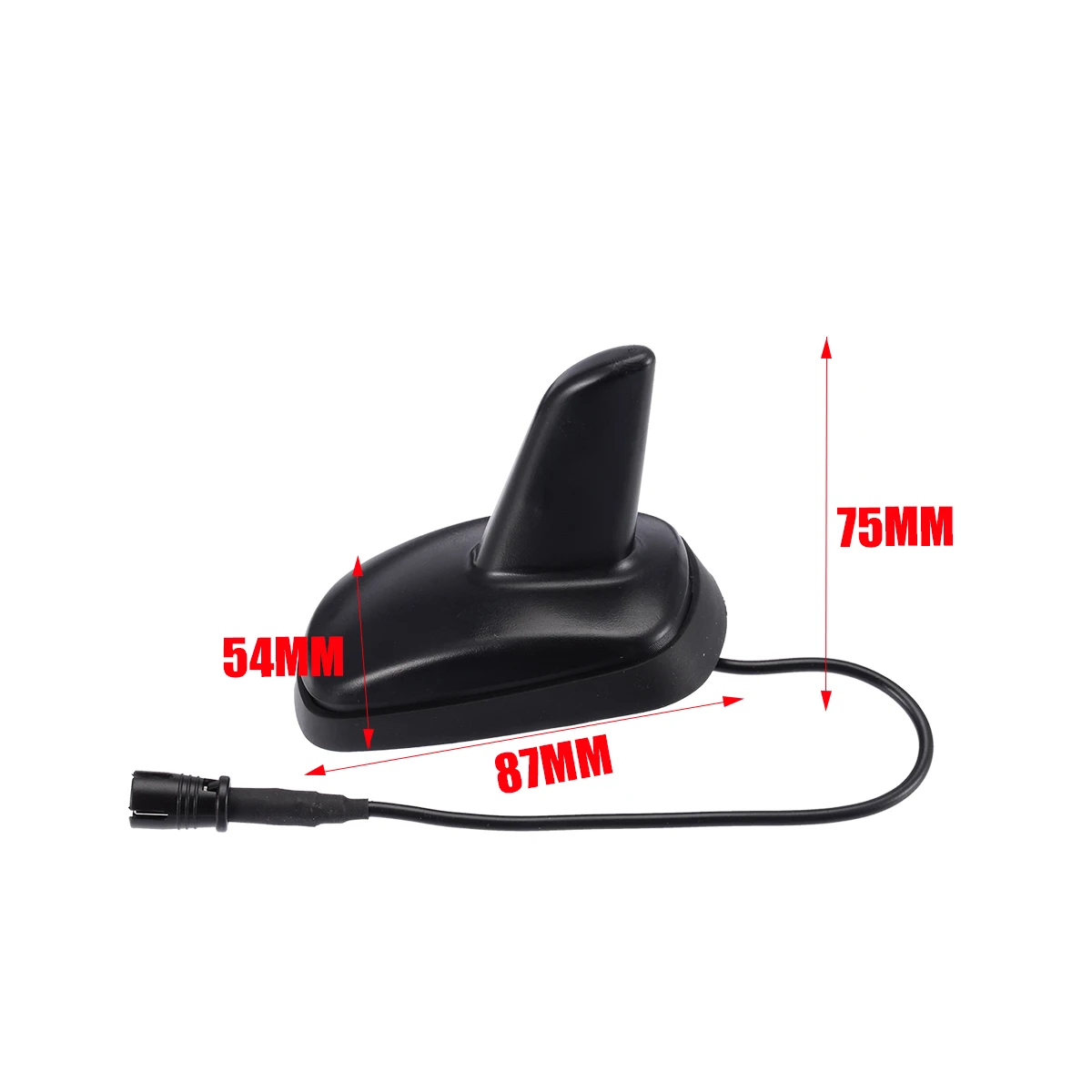 For VW MK4 Golf Jetta Passat B5 B5.5 Polo Beetle 1pc Single Plug Version Shark Fin Antenna Professional AM/FM Antenna Aerial
