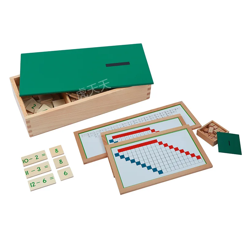 

Tiger Every Day Montessori Mathematics Teaching Aids with Frame Subtraction Mental Arithmetic Group Studio Blank Control Action