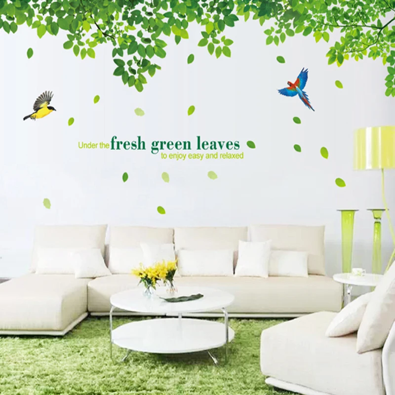 Wall Sticker Trees Leaves | Tree Branch Wall Stickers | Tree Branch