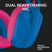 Logitech G435 Lightspeed Bluetooth Wireless Gaming Headset Over-Ear Headphones Built-in mics Compatible with Dolby Atmos for PC 3