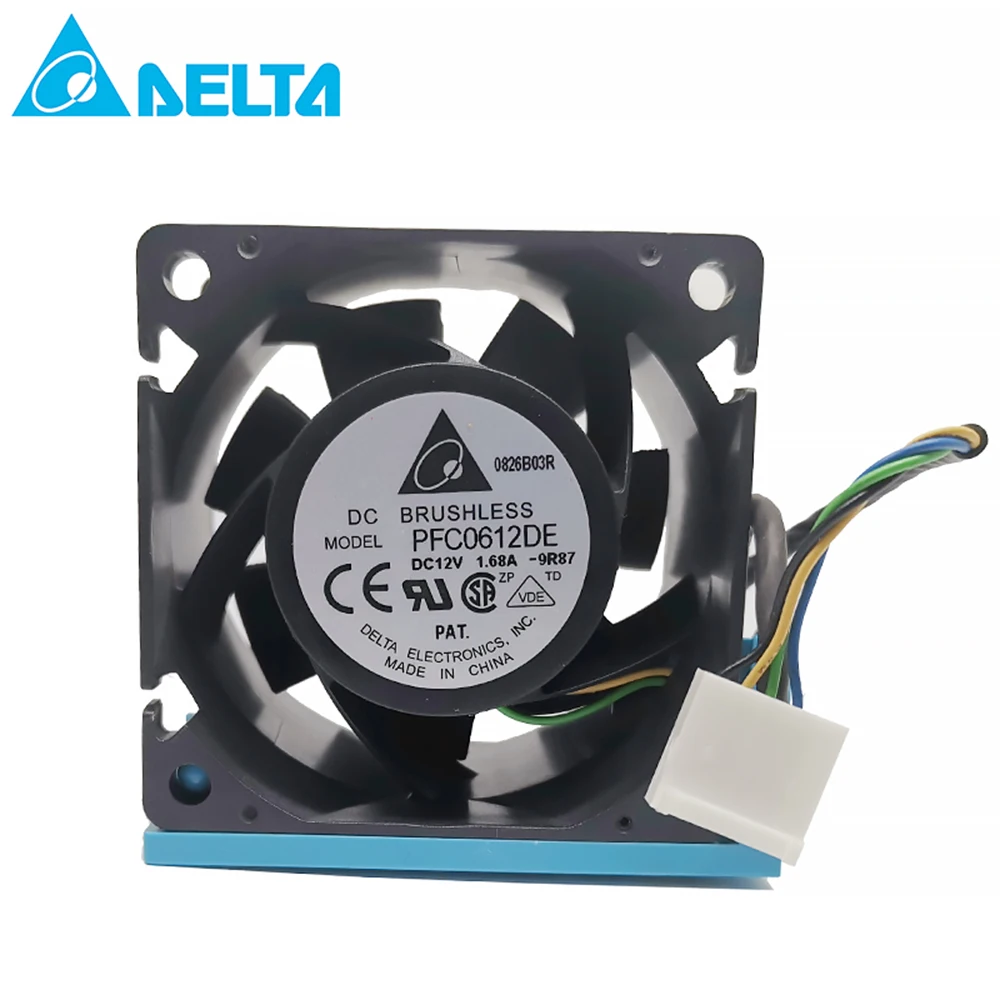 Из мультфильма Холодное сердце R710 PFC0612DE AC/DC 12V 1 68 Сервер вентилятор охлаждения PR272