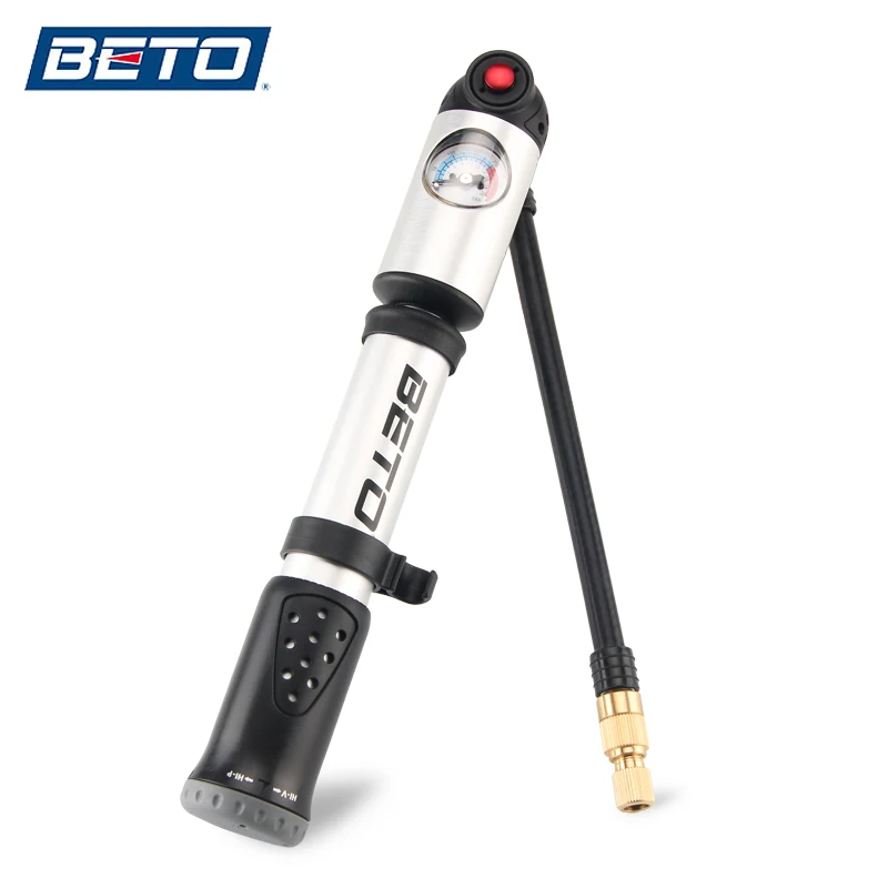 

Fork Tire Shock Bicycle Pumps 300psi Gauge Mini Hand Pump For Bicycle Schrader Presta Adapter Hose Bike Pump Air Cycle Pump