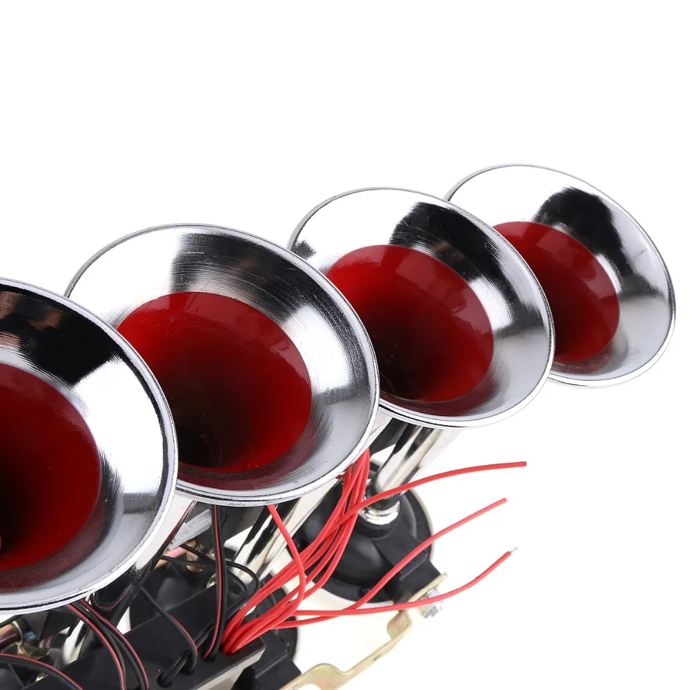 12 V-24 V 200DB супер громкий автомобильный клаксон 8 звуков Стиль сигнализация 6 труба автомобильного гудка компрессор комплект для авто мотоцикла Лодка Грузовик