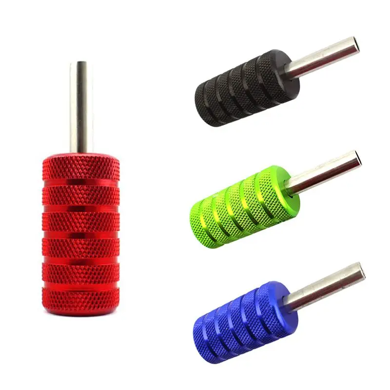 1pc-30x50mm-Tattoo-Grips-with-Back-Stem-Durable-Handle-Aluminum-Alloy-Knurled-Screw-Tattoo-Machine-Red (1)