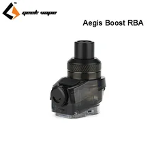 Geekvape Aegis Boost RBA Pod 2 мл распылитель принимает Регулируемый воздушный поток RBA для электронной сигареты Aegis Boost Pod Mod Kit