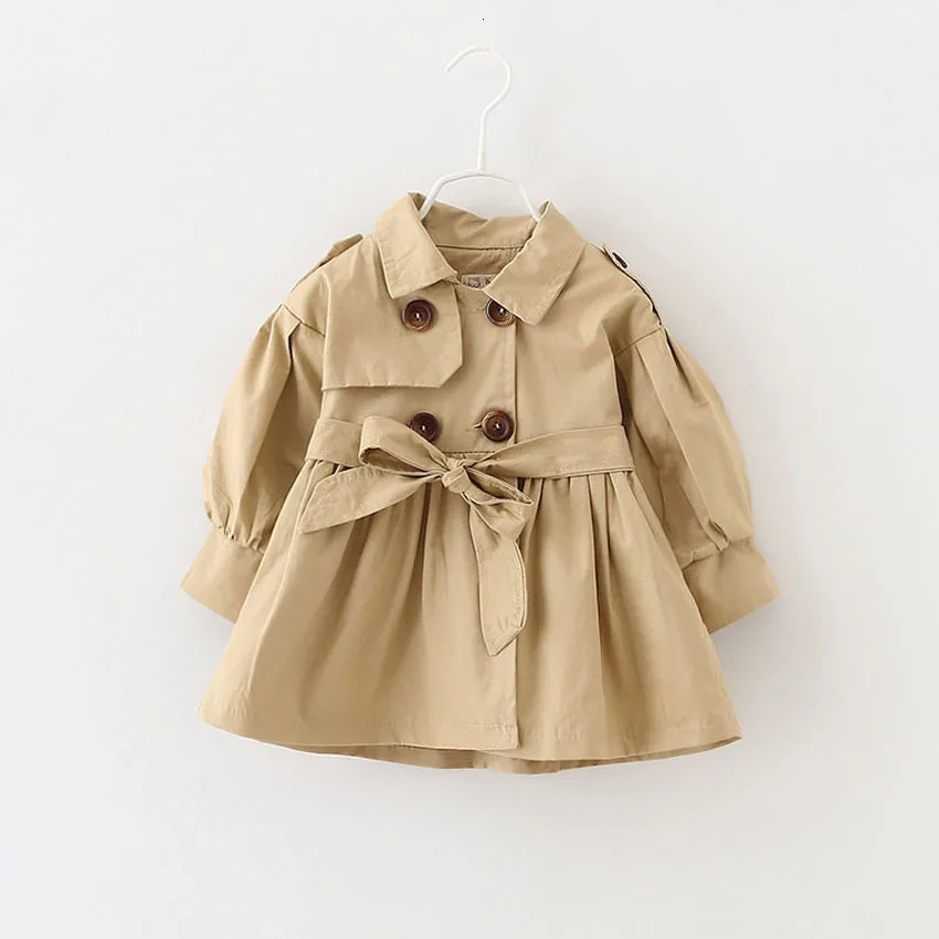 Benemaker/новые детские весенние куртки для девочек; длинный Тренч; одежда для детей; пальто; комбинезоны; детская ветровка; Верхняя одежда для малышей; YJ046