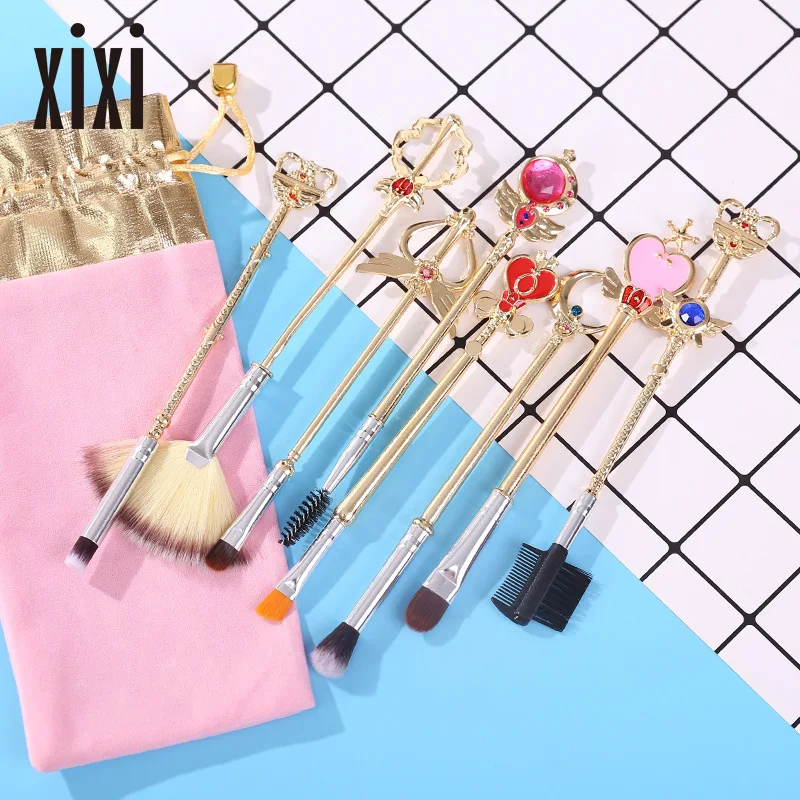 Кисть Сейлор Мун для нанесения теней век 8 шт./компл.|Реквизит костюмов| |