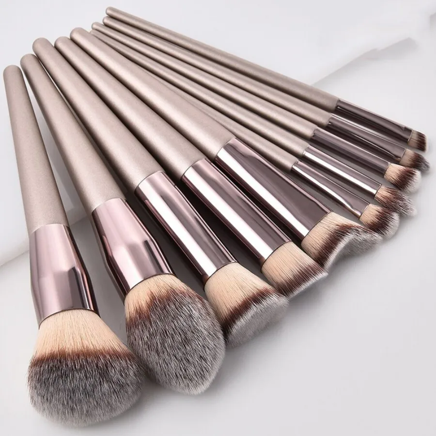 

10pcs Beauty Eyeshadow Makeup Brushes Tool Set Professional Cosmetic Eye Concealer Brush Foundation Contour High Gloss Brush 40
