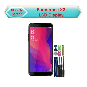 

For Vernee X2 LCD Display With Touch Screen Digitizer Replacement With Tools+3M Sticker