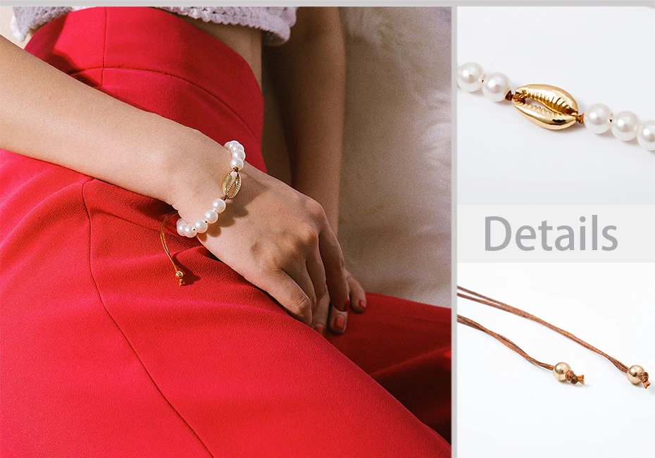 SHIXIN, очаровательное жемчужное ожерелье для женщин, жемчужное ожерелье из бисера в виде ракушки, летнее модное короткое колье, украшение на шею, ювелирное изделие
