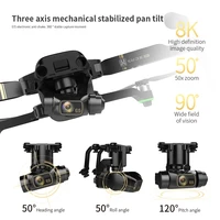 ⁦طائرة درون احترافية 2021 KAI ONE Pro بدقة 4k HD مع جيمبل 3-Axis Gimbal وكاميرا مزدوجة واتصال 5G Wifi GPS⁩ - الصورة ⁦4⁩
