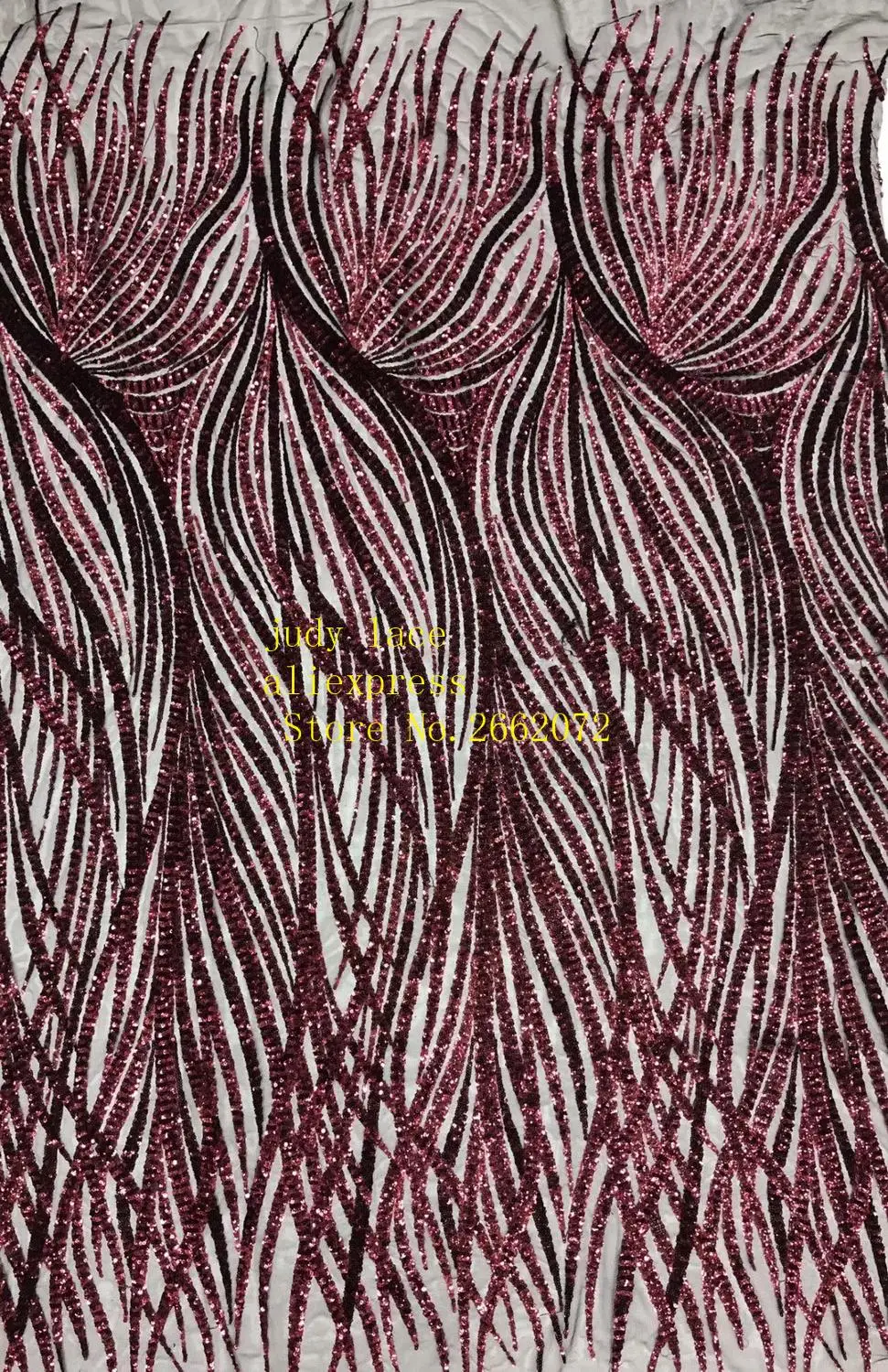 

5yards/bag 3 color twisted line stripe embroidery sequins fashion fabric for wedding dress dress fashion design ST57#