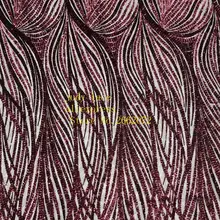 5 ярдов/сумка 3 цвета витая линия полоса вышивка блестками модная ткань для свадебного платья платье модный дизайн ST57