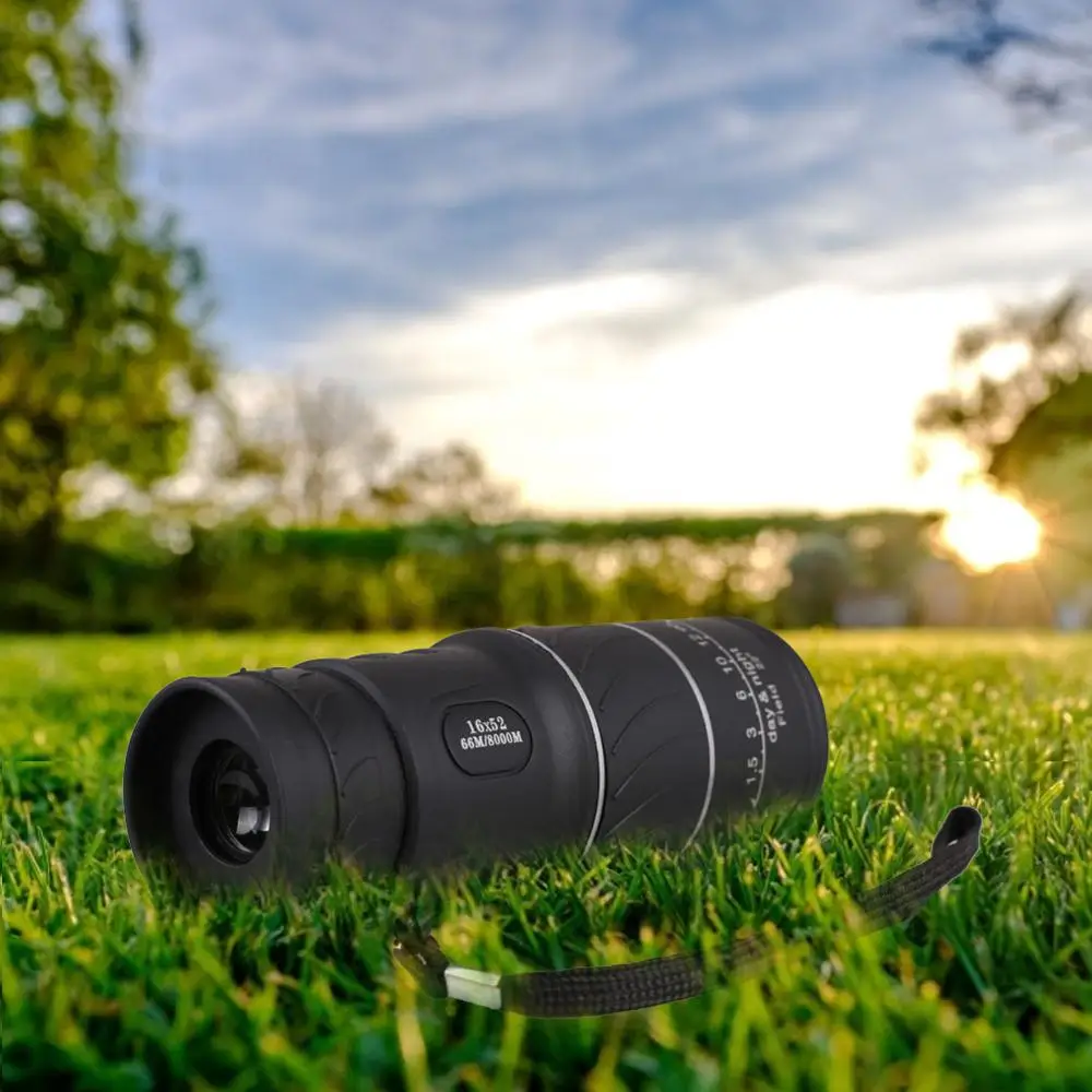 

Dual Focus High Definition Monocular Telescope 16X52 Waterproof Mini Portable Military Zoom 10X Scope For Travel Hunting