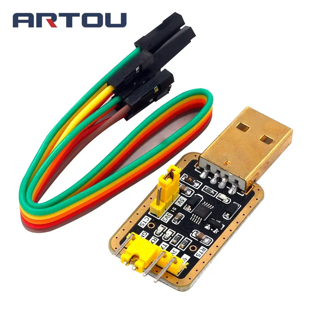 CH340E USB к ttl модуль последовательному порту в девять обновленной щеточной машине STC