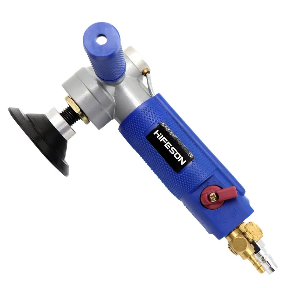 3"/ 4 Inch Air Pneumatic Sander Water-feed Mill Wet Polisher Tool Machine for Marble Quartz Granite Stone Polishing