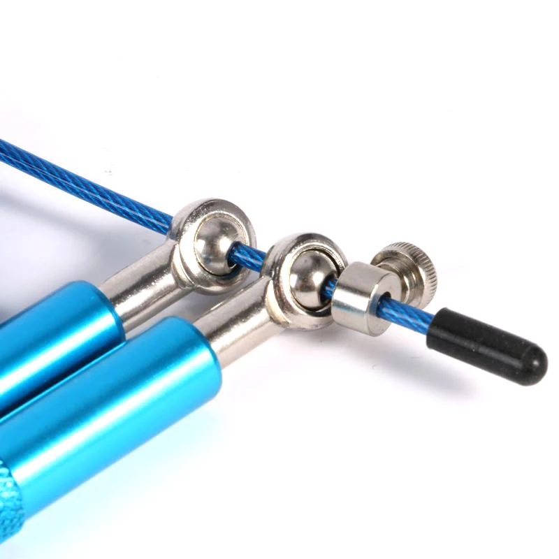 New-Adjustable-Crossfit-Speed-Jump-Rope-Ball-Bearing-Aluminum-Handle-Stainless-Steel-Cable-Sport-Skipping-Fitness