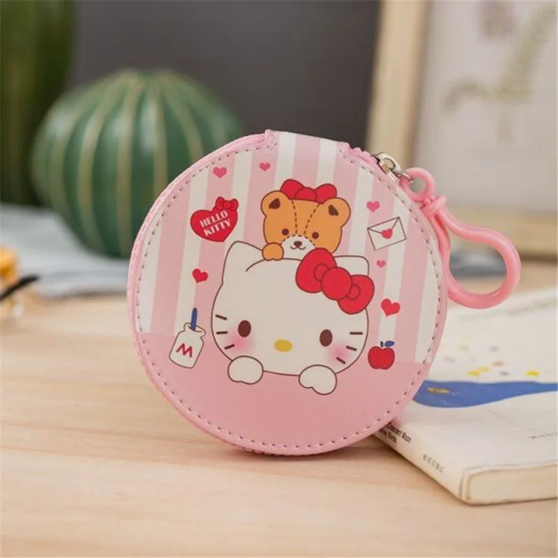 Микки Маус дети мультфильм PU кошелек малыш Монета Сумка My melody, близнецы SAN-X мини кошелек - Цвет: kitty A