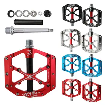 

2020 Bicycle Pedal Widen Anti-slipaluminum Pedals Ultralight CNC MTB Mountain Bike Pedal 4 Bearing Sealed Bearing Pedal hot sale