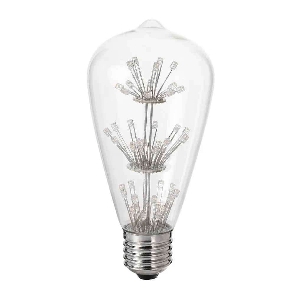 

E27 3W 2200K Vintage LED Light Bulb Fireworks Starry Decorative 47 LEDs for Pendant Lamp Dimmable
