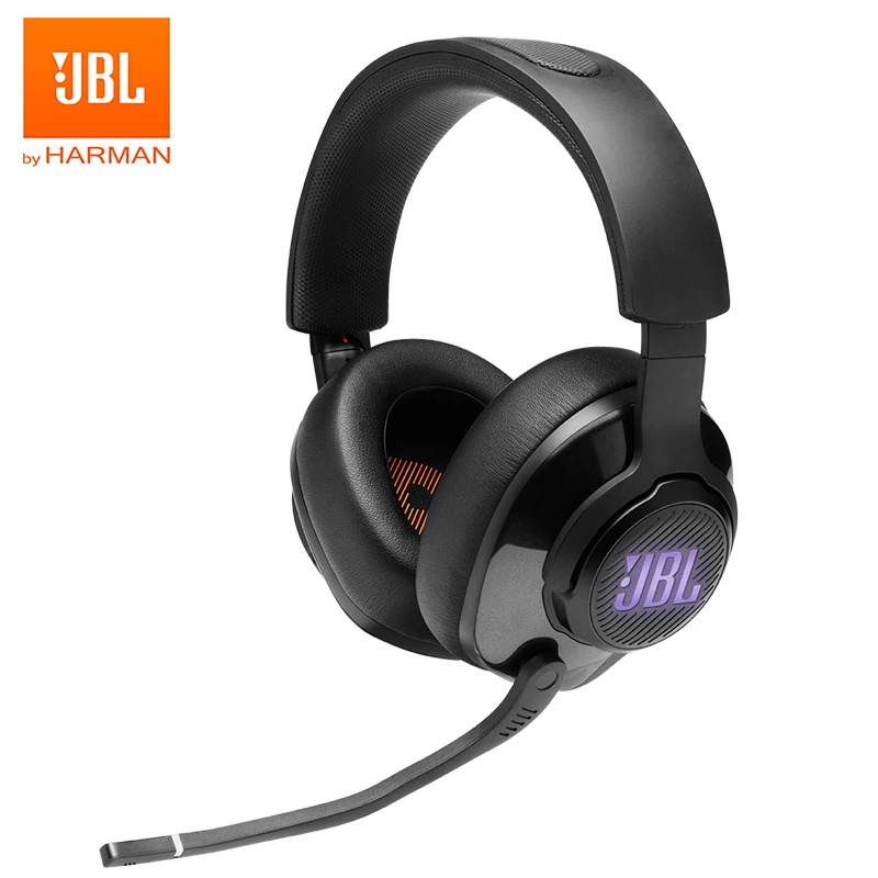 JBL Quantum 400 накладные Игровые наушники проводные Киберспорт с микрофоном для