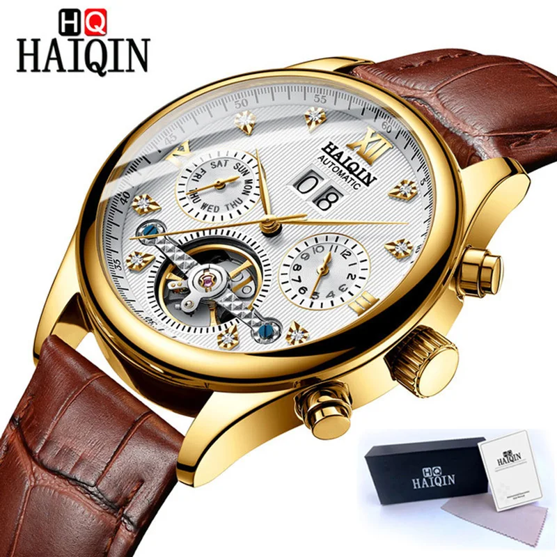 

New Mens Watches Automatic mechanical Men Watch Business Top Brand Luxury Military Waterproof Tourbillon Clock Relogio Masculino