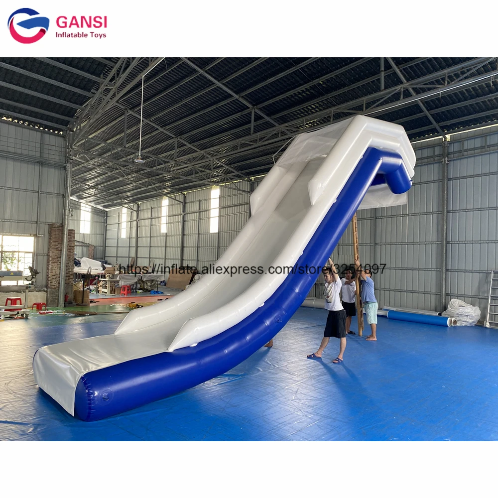 inflatable floating slide