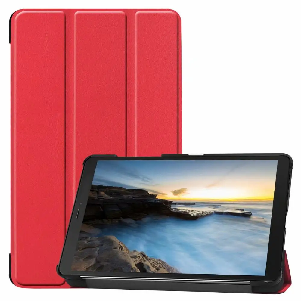 shell Tab A 8.0 inch PU Leather cover for Samsung Galaxy 2019 SM-T290 SM-T295 SM- T297 Tablet Case + touch pen | Компьютеры и офис