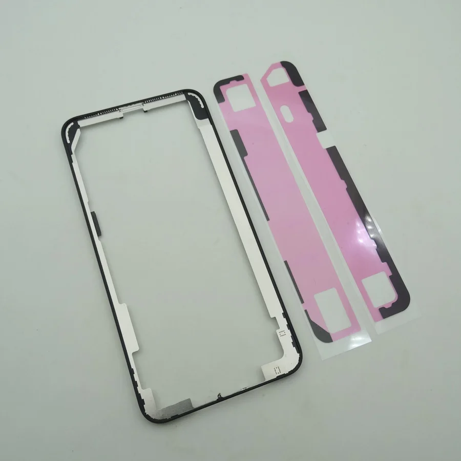 Рамка wtih клей для iPhone XS MAX XSMAX средняя Рамка Замена стеклянная рамка ЖК-Ремонт