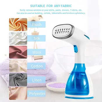 

Mini Clothes Steamer Portable Handheld Garment Steamer Fabric Steamer 15s Fast Heat up Powerful Steam Wrinkle Remover