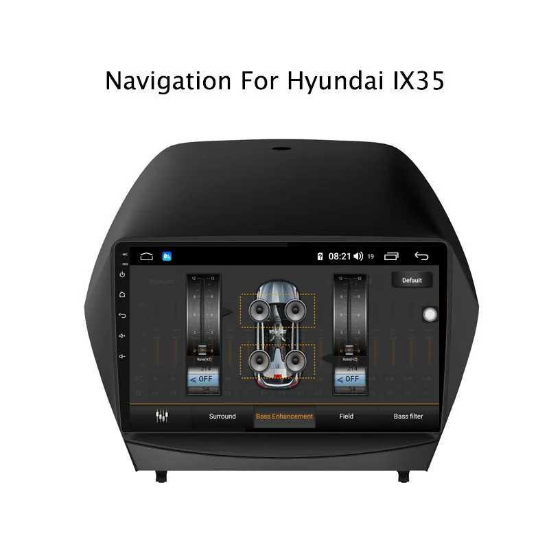 Ectwodvd 9 дюймов Andriod 8,1 автомобильный DVD gps для hyundai Tucson IX35 2010-2013 4G ram 64G rom CarPlay DSP 4G LTE с wifi