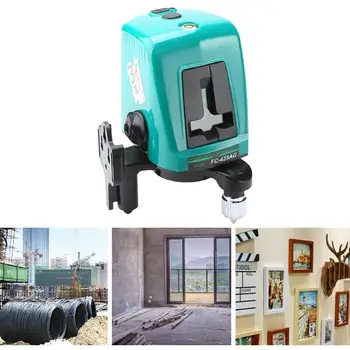 

2 Lines Horizontal/Vertical Self-leveling Laser Level Infrared Instrument