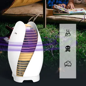 

Electric Mosquito Killer Lamp No Radiation Low Noise LED Insect Killer Mosquito Trap Repellent Lamp USB Bug Zapper Fly Catcher