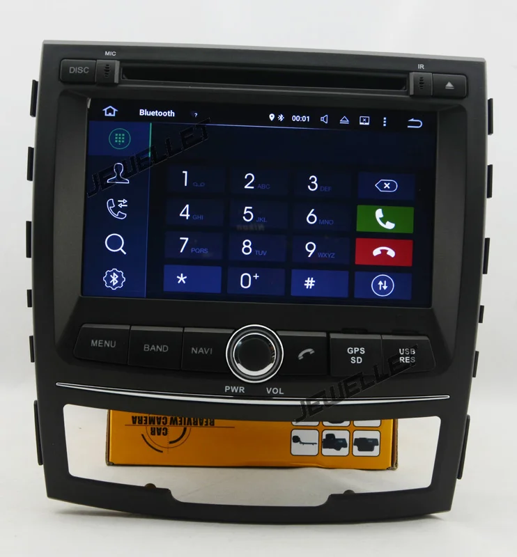 Excellent Quad core 1024*600 HD screen Android 9.0 Car DVD GPS radio Navigation for Ssangyong Korando,New Actyon 2011-2013 4