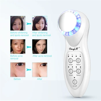 

Ultrasonic Face Cleaning Facial Massager Electric 3MH LED Photon Massageador Face Lifting Skin Cleaner Anti Aging Wrinkle S47