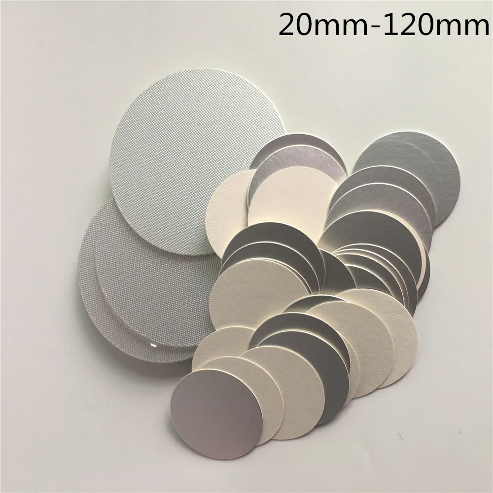 1000pcs Plastic jar glass bottle use sealing foils by heat Gasket Cosmetic Accessories Free Shipping container empty cans for skoda windshield glass cleaning tank spray bottle covers 6v0955485 000096706 original plastic cap on windshield washer reser