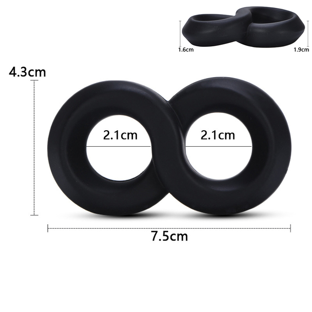 Types Silicone Durable Penis Ring Delay Ejaculation Penis Enlargement Soft Cock Rings Sex Toys For Male Sex Rings