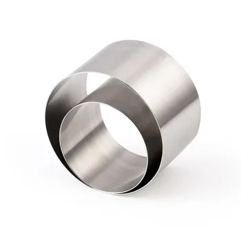 

Dia 6/8cm Round Stainless Steel Mousse Circle Ring Baking Mould Cake Edge Collar Film Kitchen Accessory DIY Baking Tools