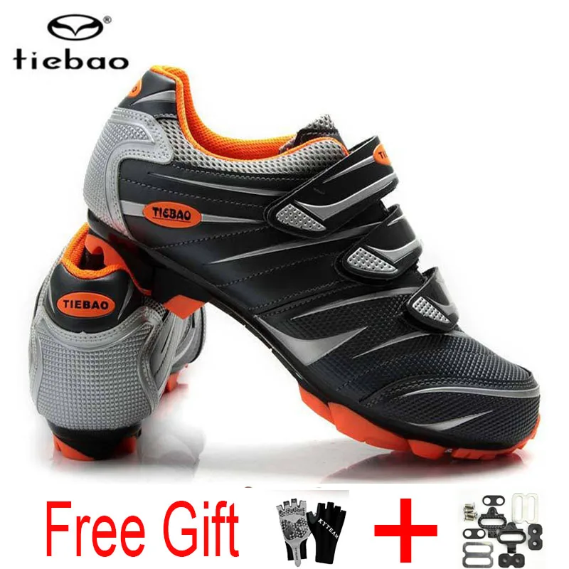 as picture Велосипедная обувь Tiebao SPD Cleat Мужская теплая обувь для горного велосипеда гоночная самоблокирующаяся дышащая Спортивная обувь для езды на велосипеде chaussure - Цвет: as picture